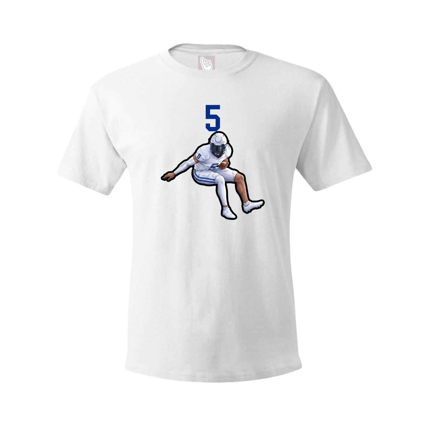 Tee — Number Top in White