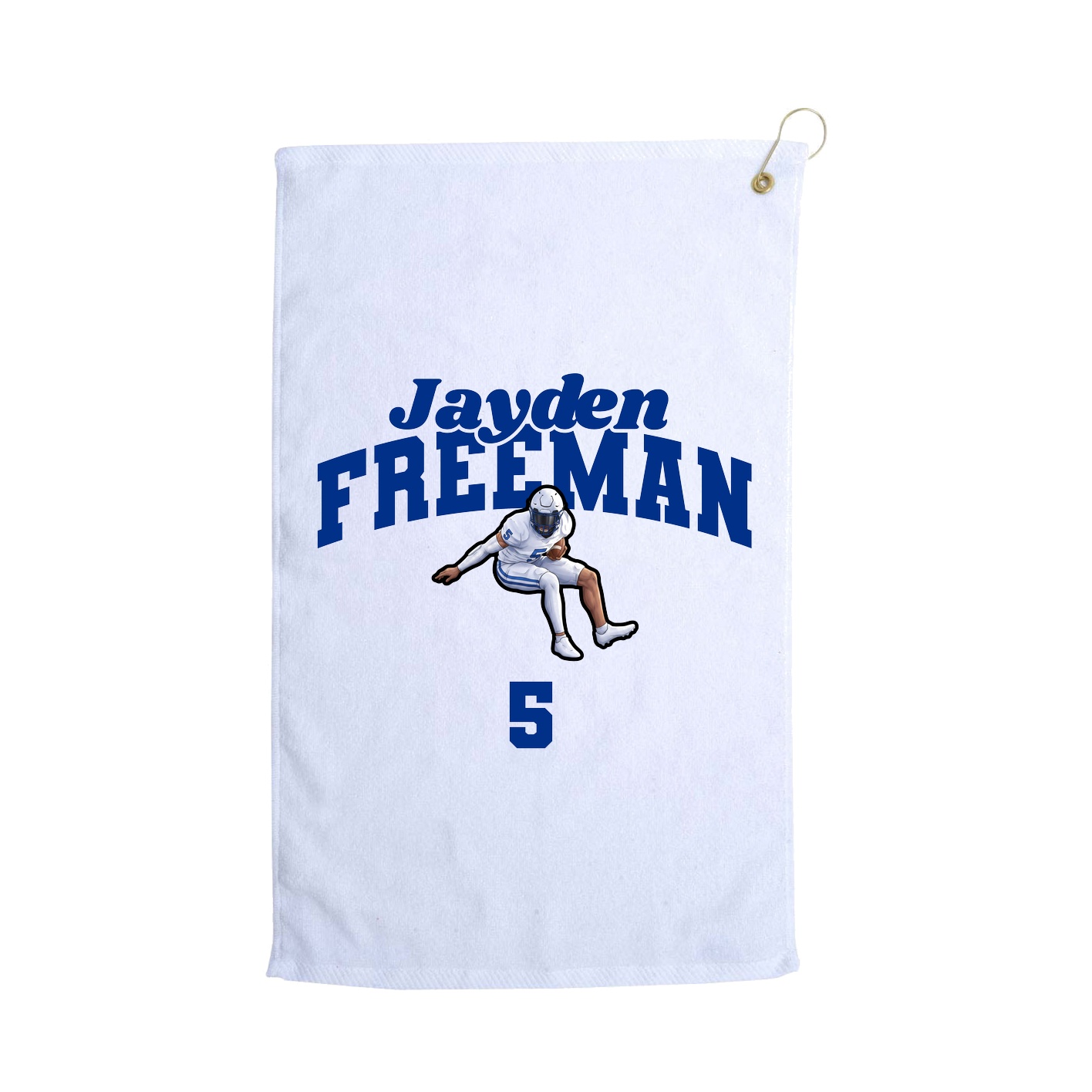 Golf Towel — Signature Arch in White