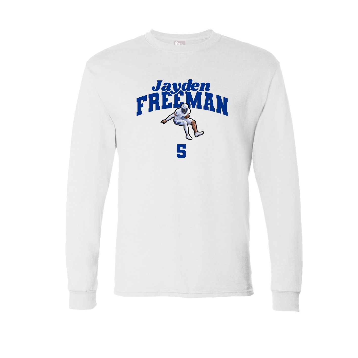 Long Sleeve Tee — Signature Arch in White