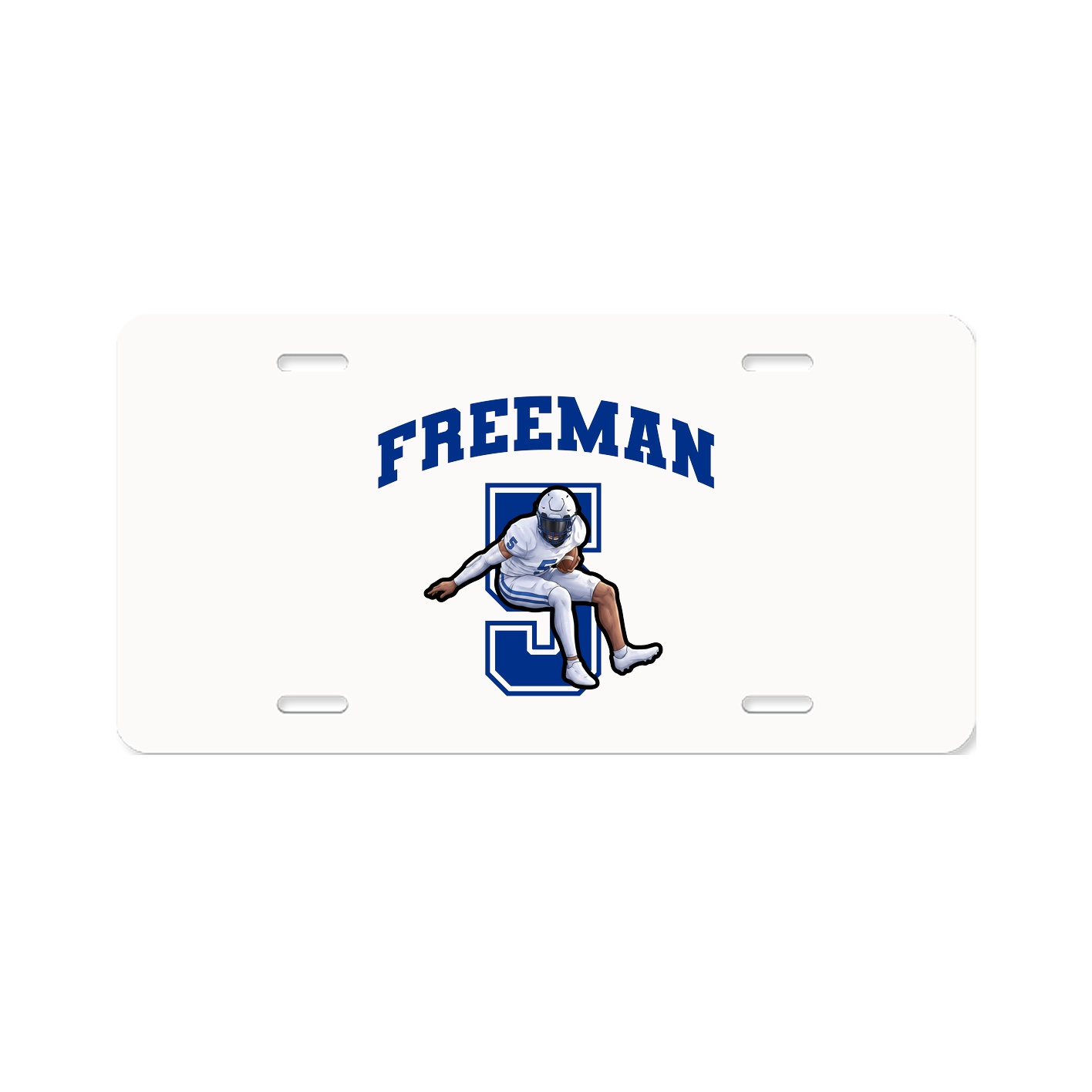 License Plate — Number in Classic