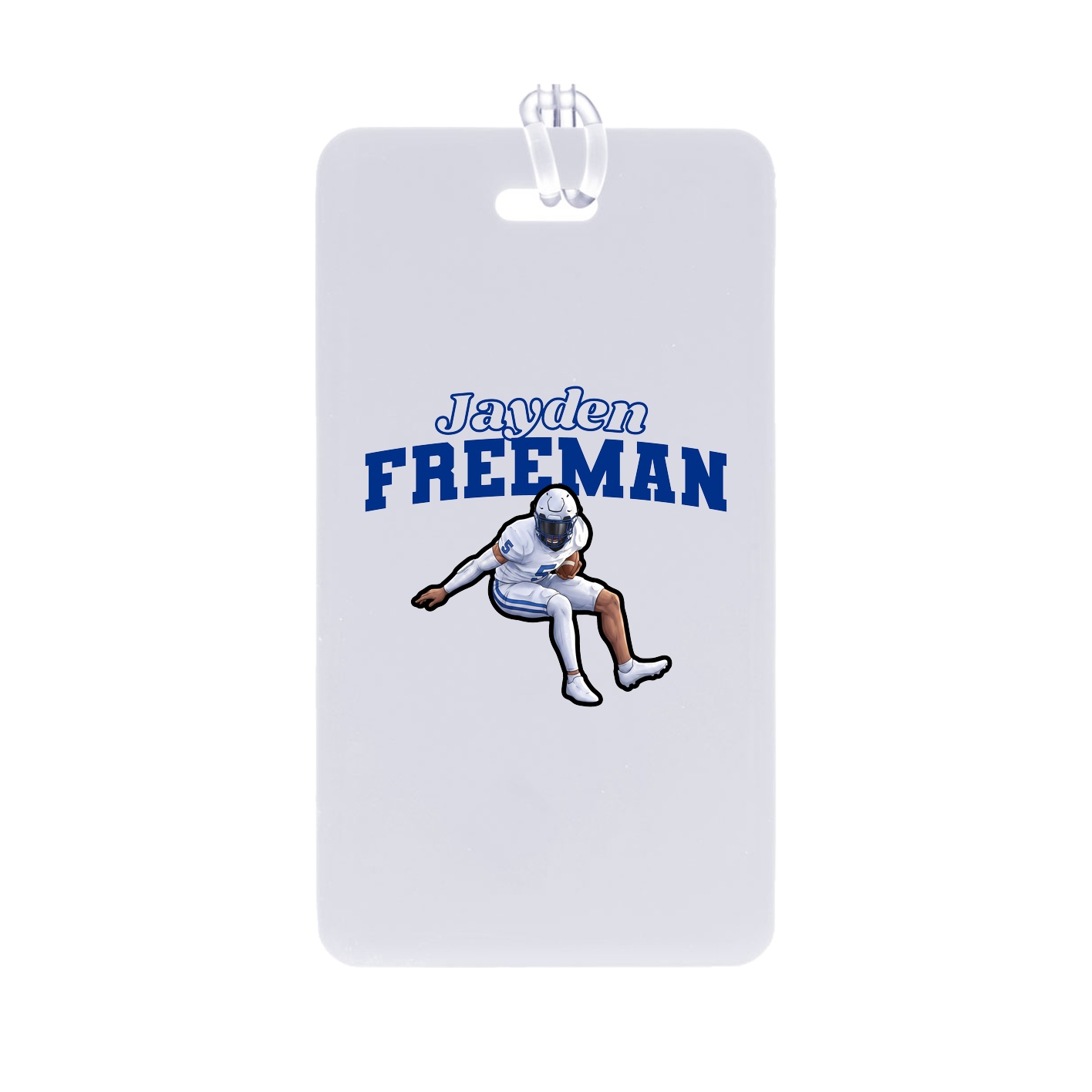 Bag Tag — Name Arch in Classic