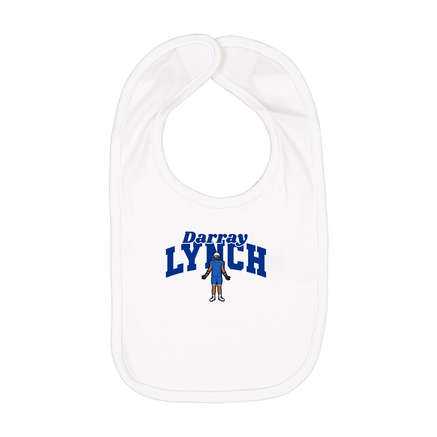 Infant Bib — Signature Arch in White