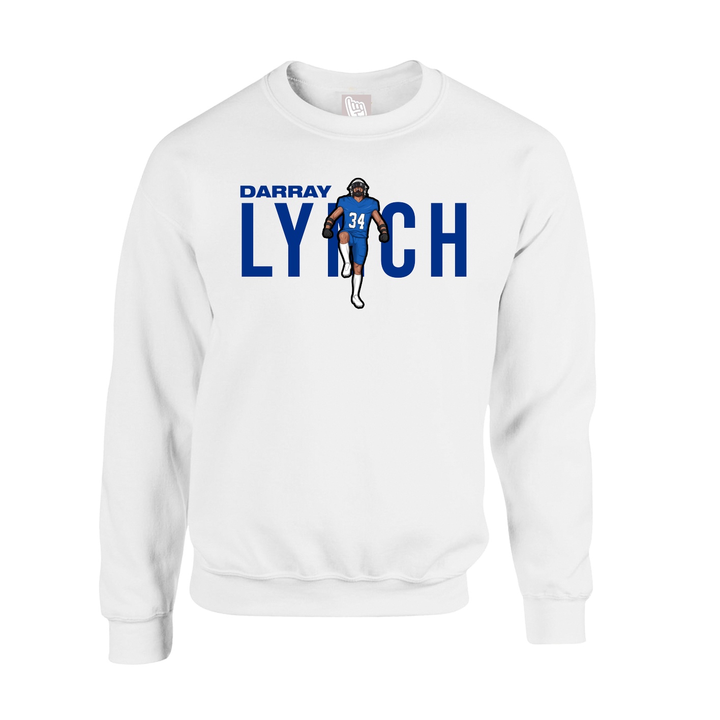 Fleece Crew — Player Name in White