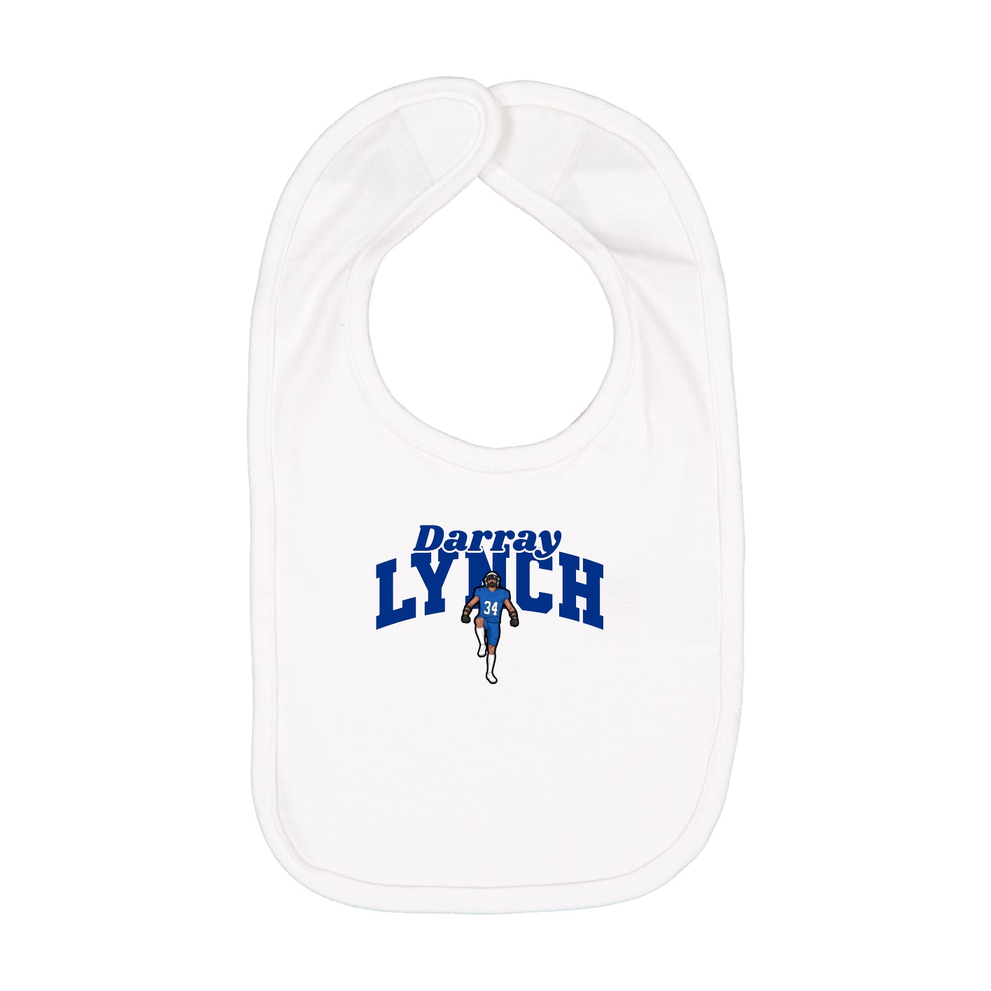 Infant Bib — Signature Arch in White
