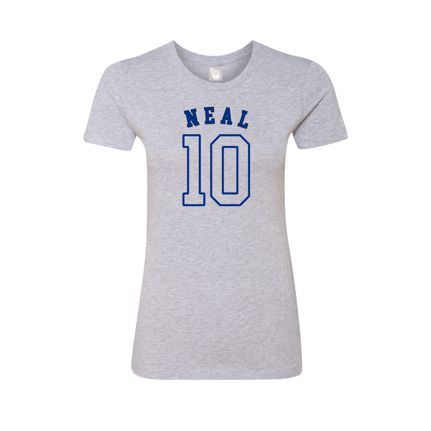 Fitted Women's Tee — Shirsey Arch in Grey