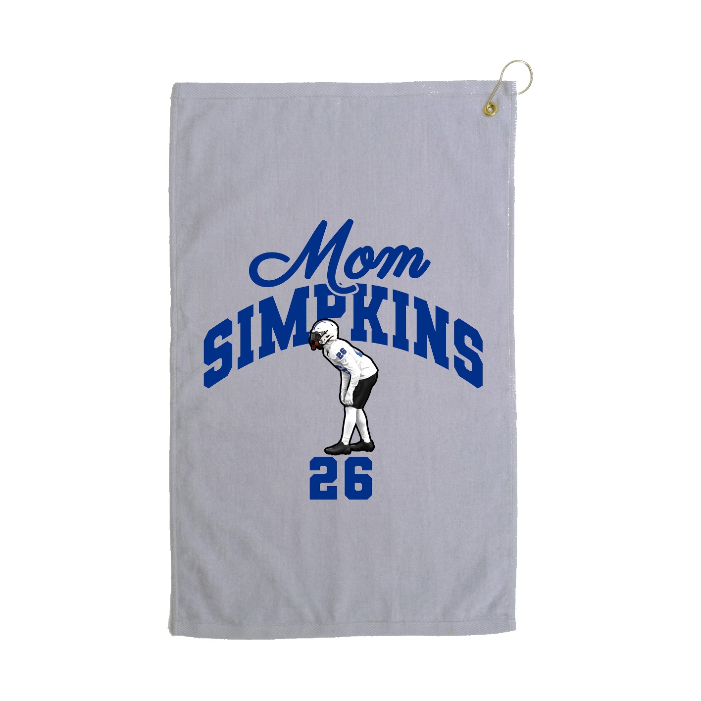 Golf Towel — Mothers Day Arch in Grey