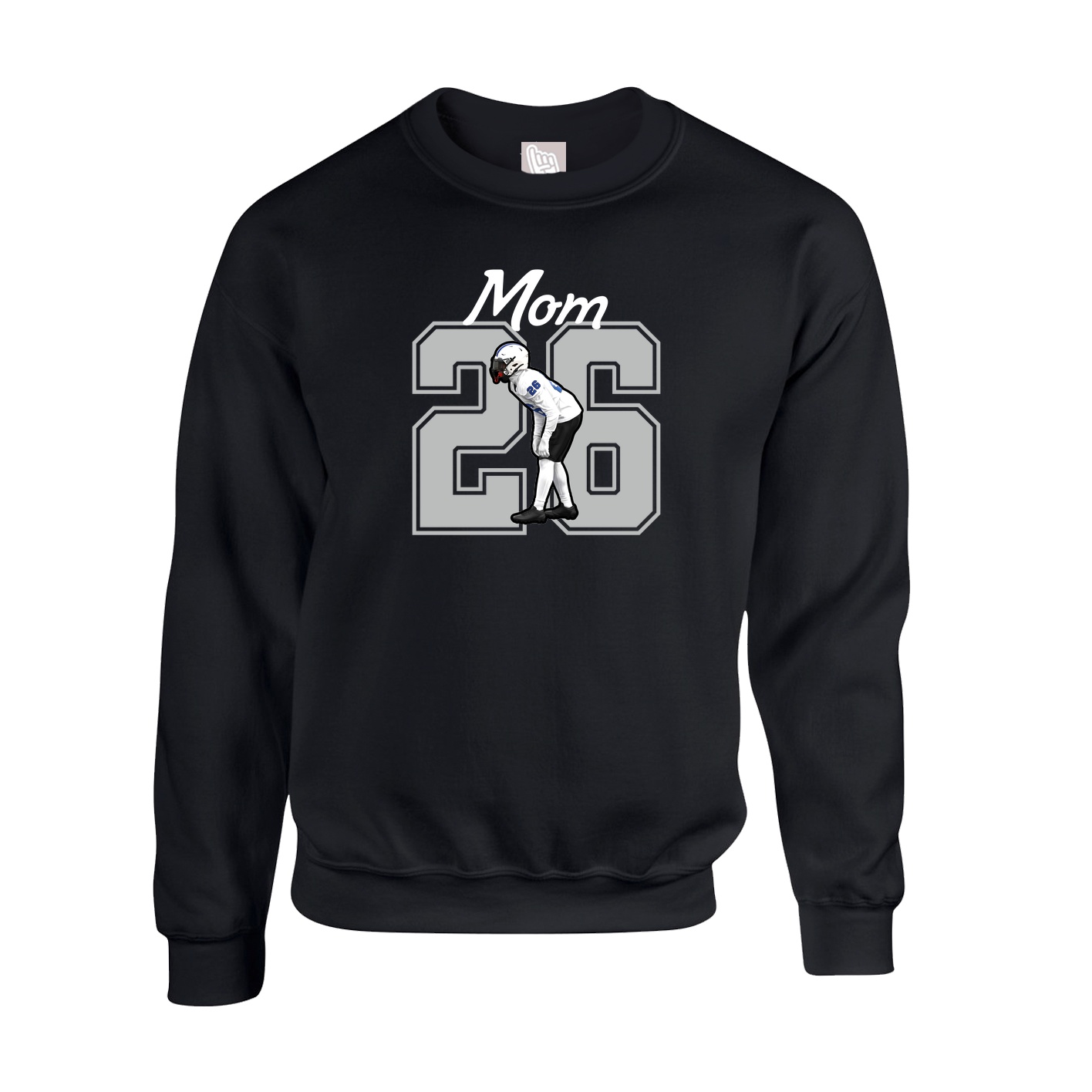 Fleece Crew — Mothers Day Shirsey in Black