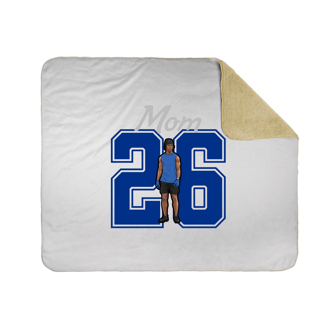 Throw Blanket — Mothers Day Shirsey in White