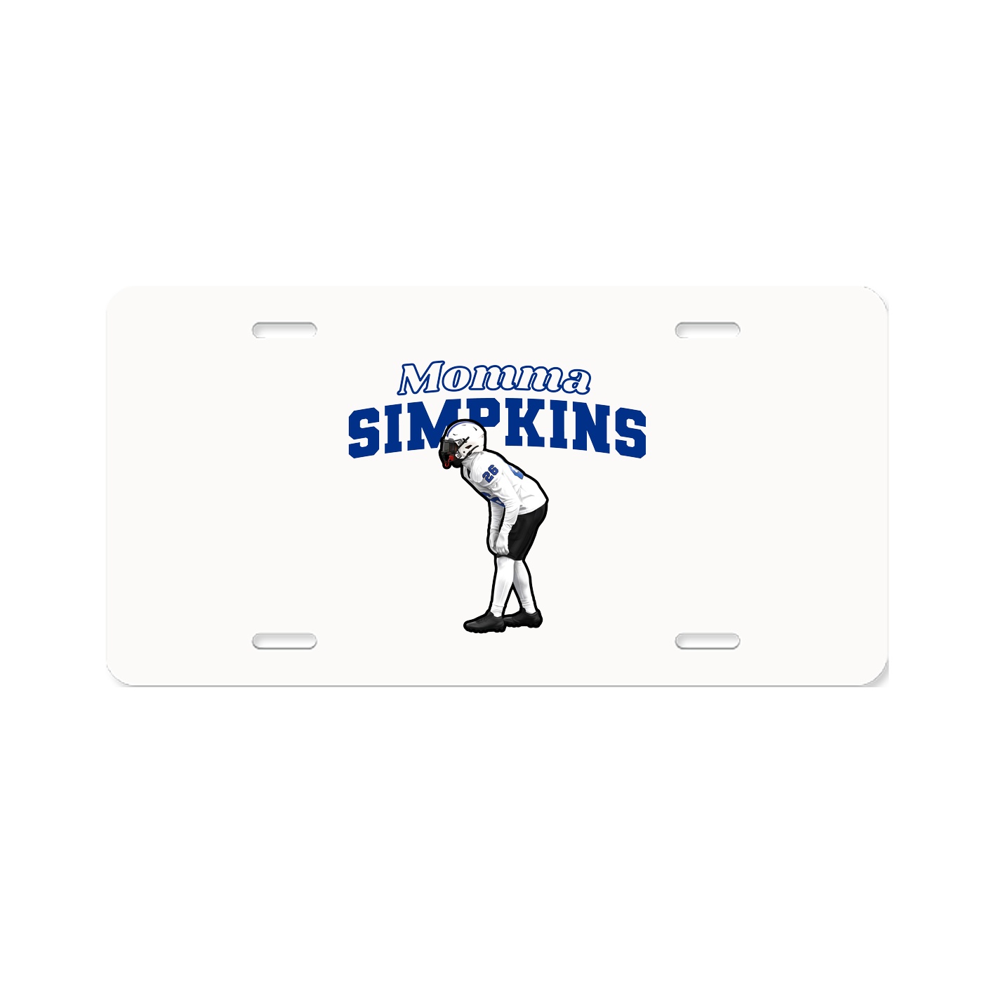 License Plate — Mothers Day Block in Classic