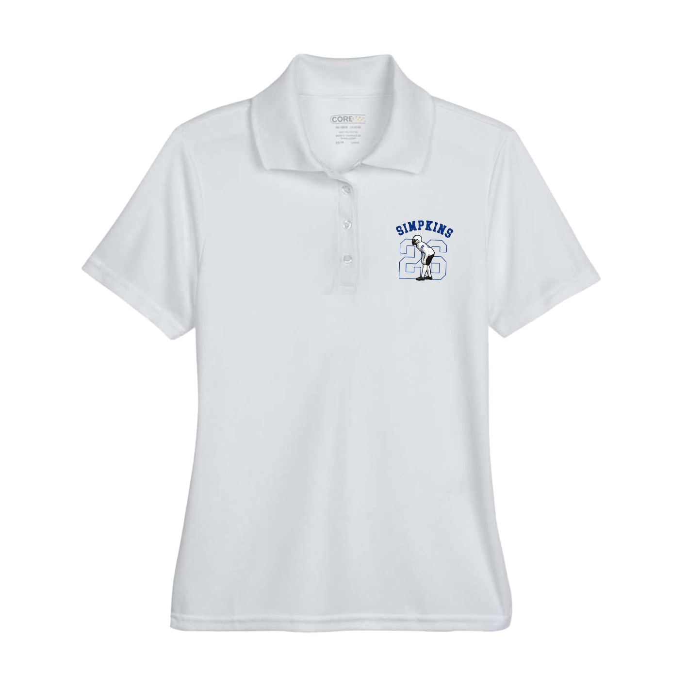 Womens Performance Polo — Shirsey Arch in Grey