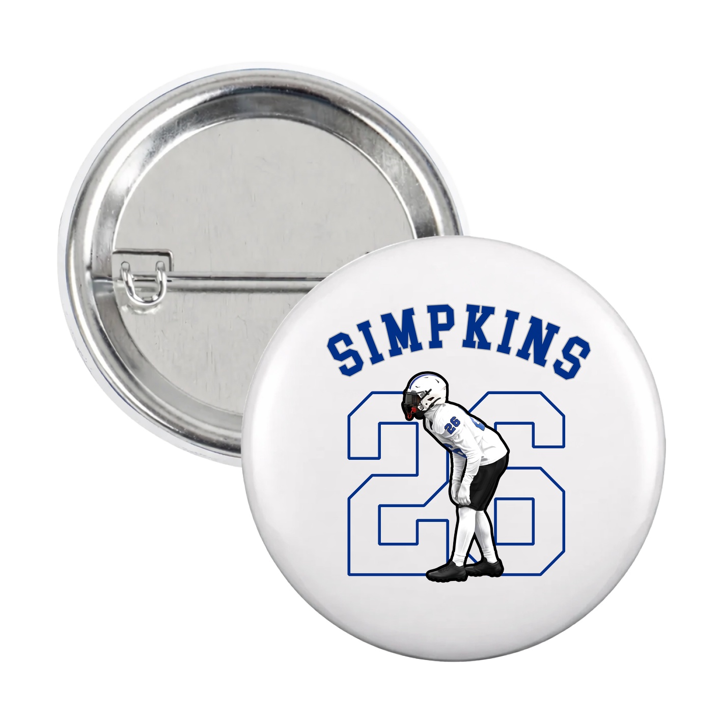 Game Day Button — Shirsey Arch in White
