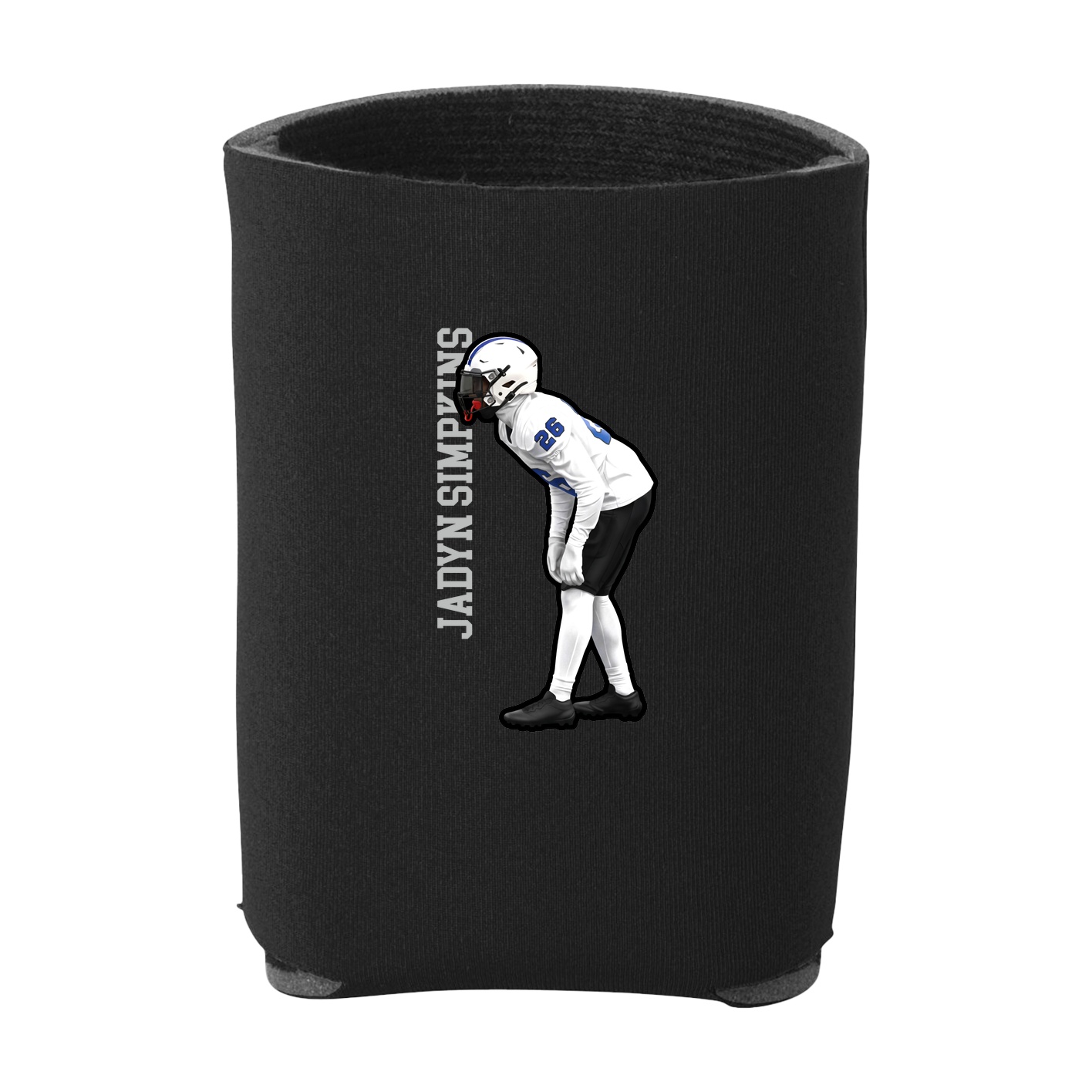 Can Holder — Name Vertical in Black