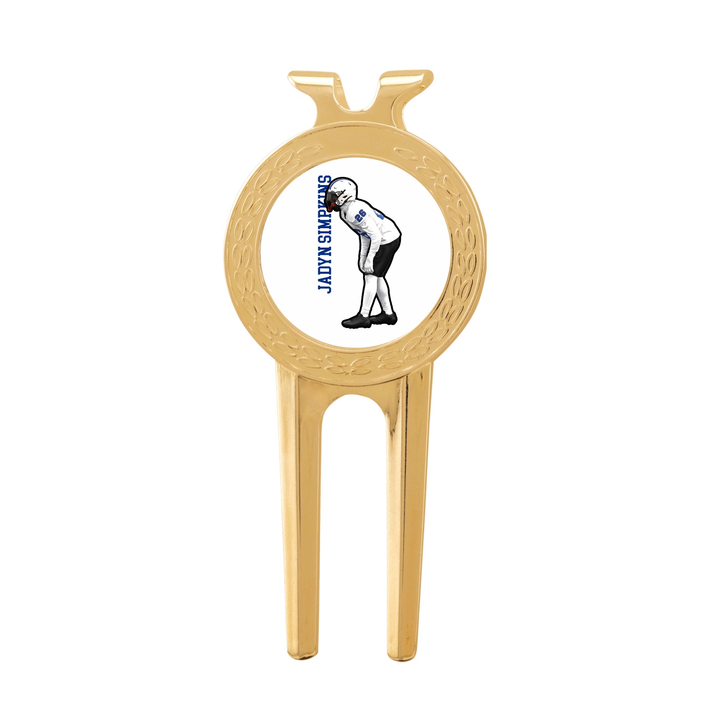 Divot Tool with Ball Marker — Name Vertical in Classic