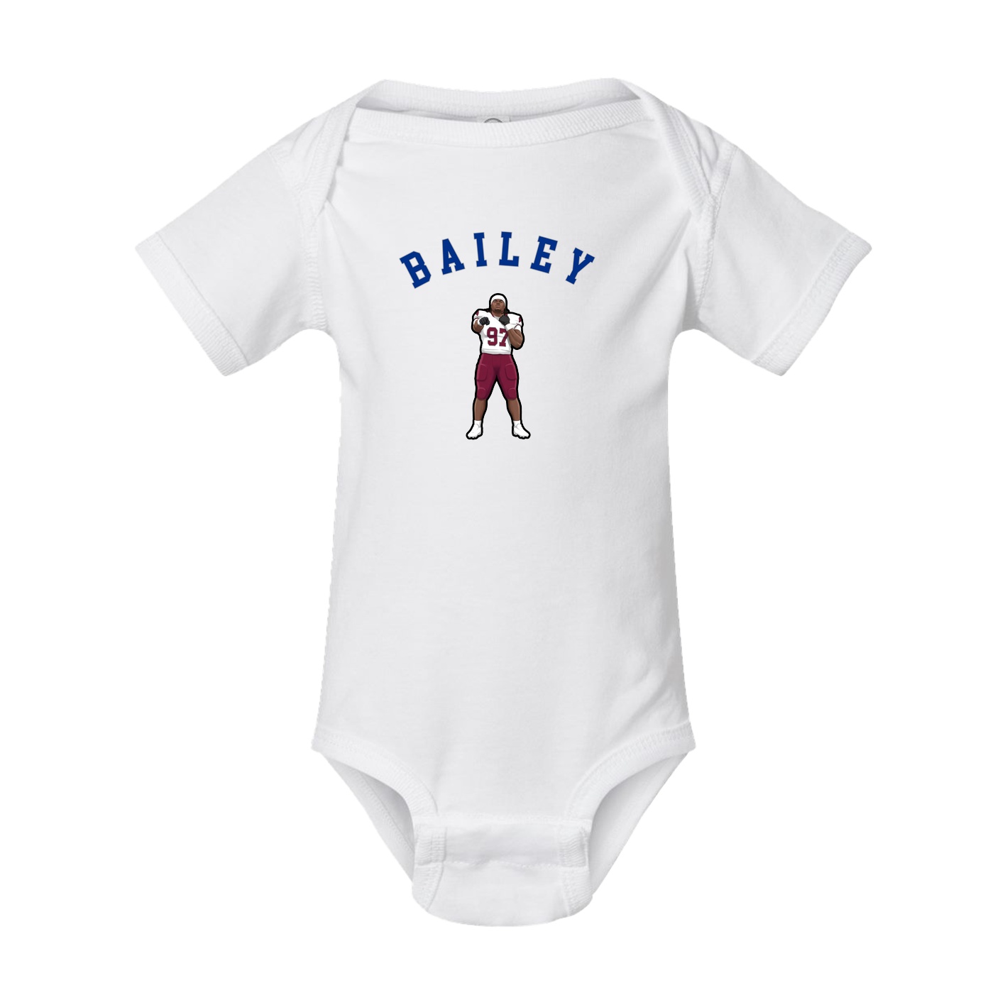 Baby Onesie — Shirsey Arch in White