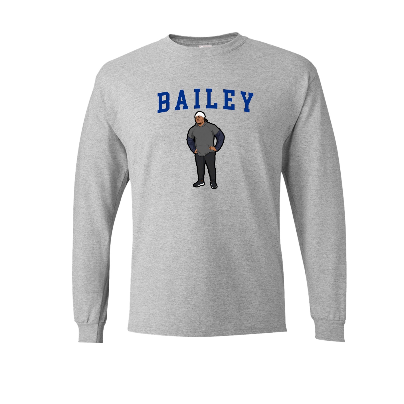 Long Sleeve Tee — Shirsey in Grey