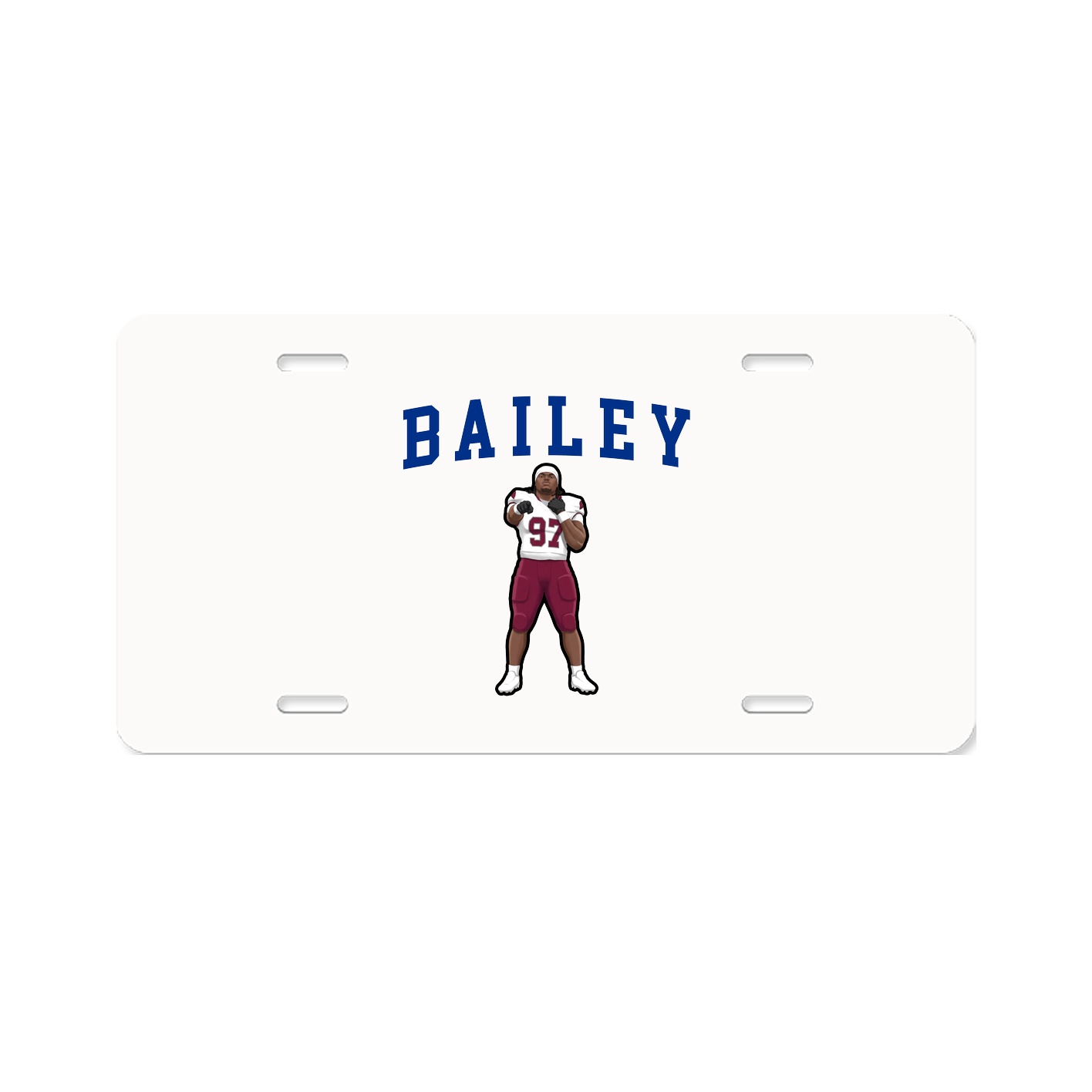 License Plate — Shirsey in Classic