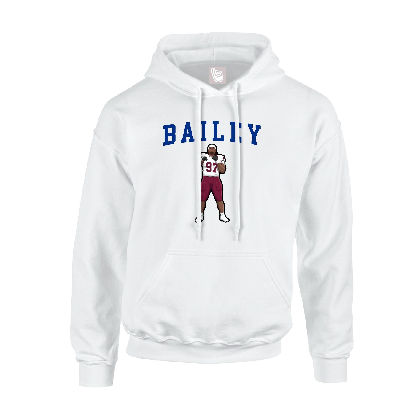 Youth Hoodie — Shirsey in White