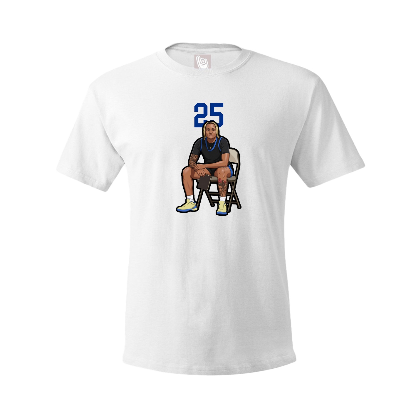 Tee — Number Top in White