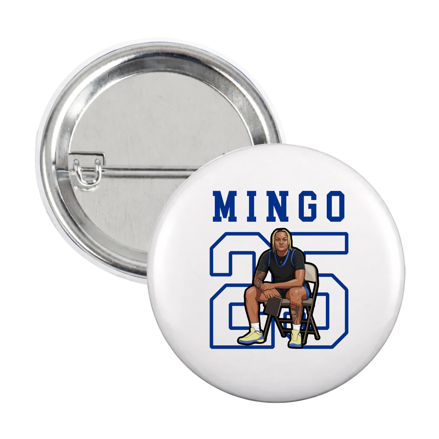 Game Day Button — Shirsey in White