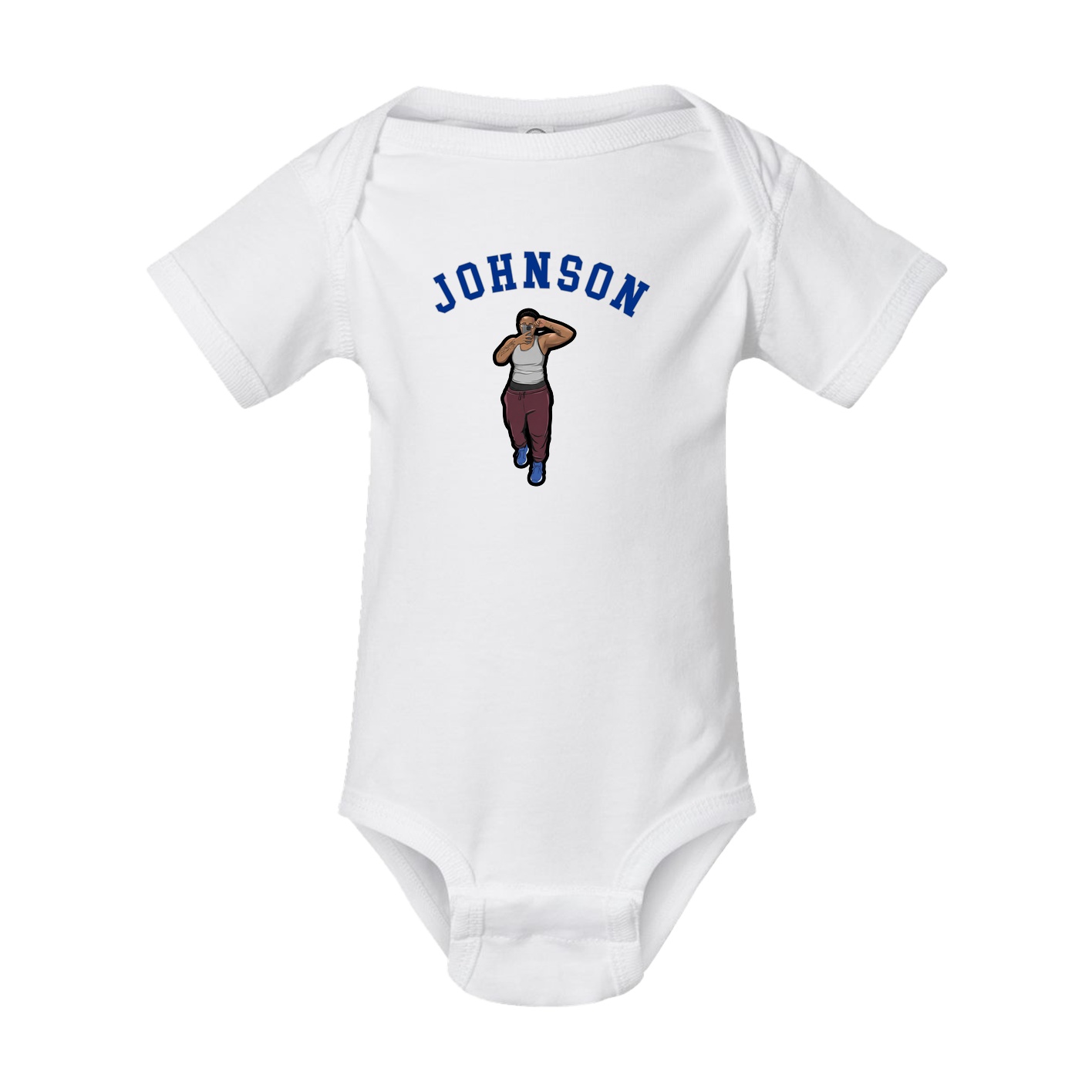 Baby Onesie — Shirsey Arch in White