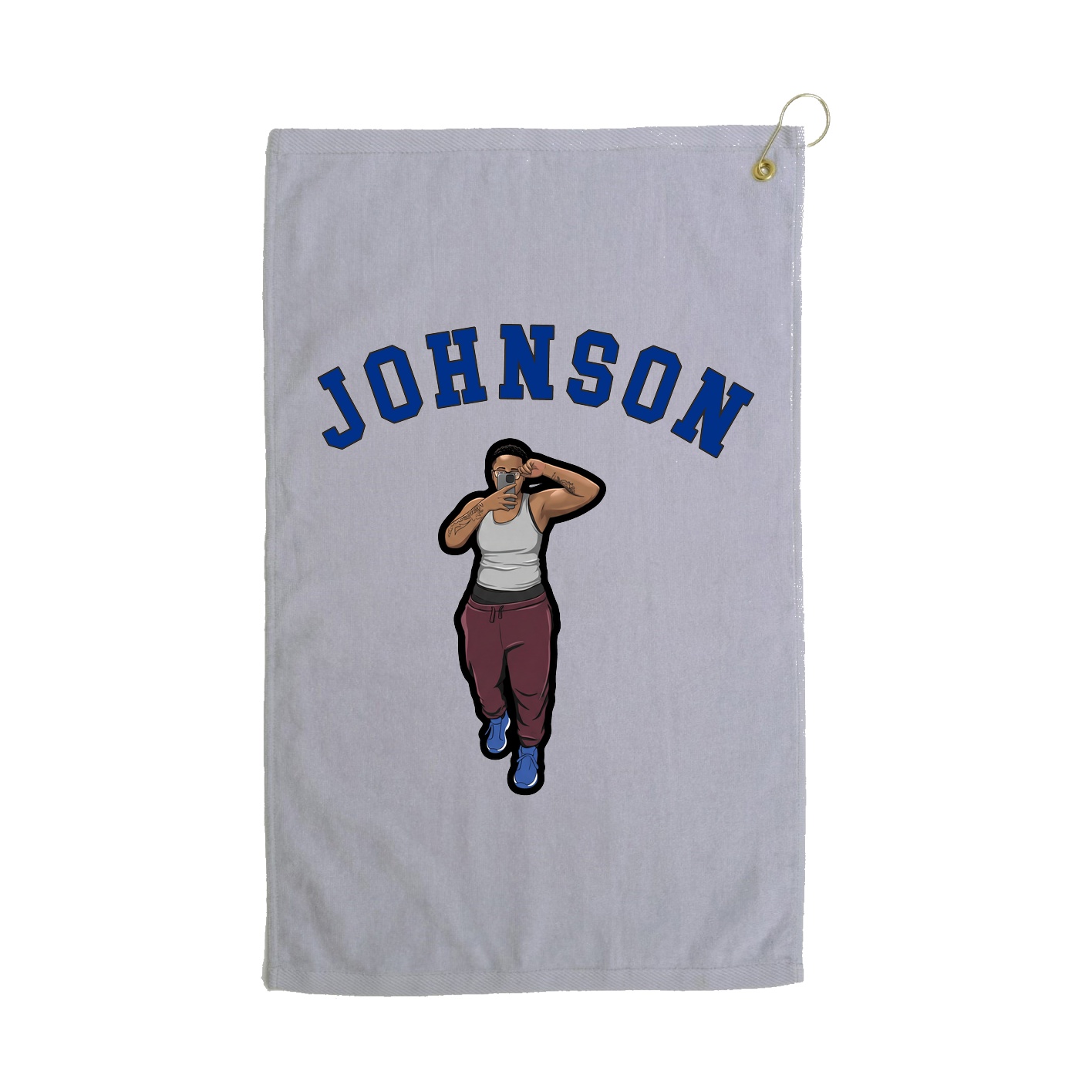 Golf Towel — Shirsey Arch in Grey