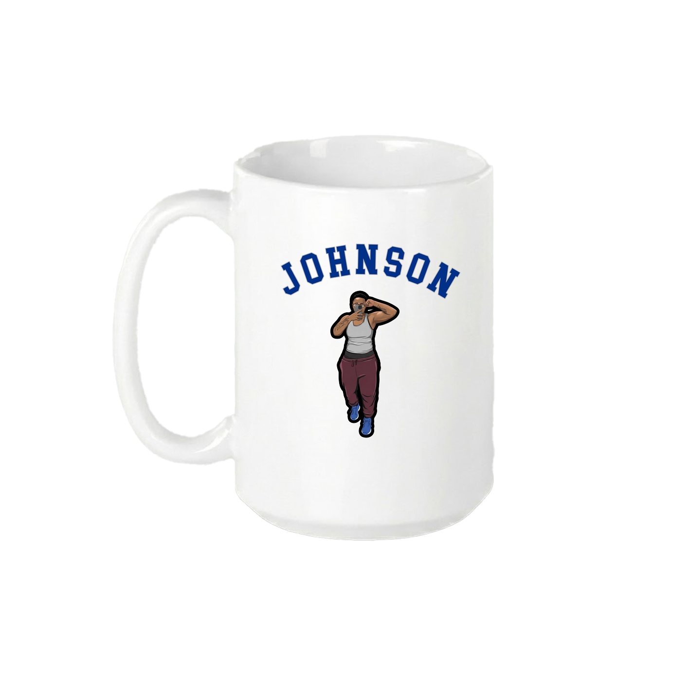 15oz Coffee Mug — Shirsey Arch in White
