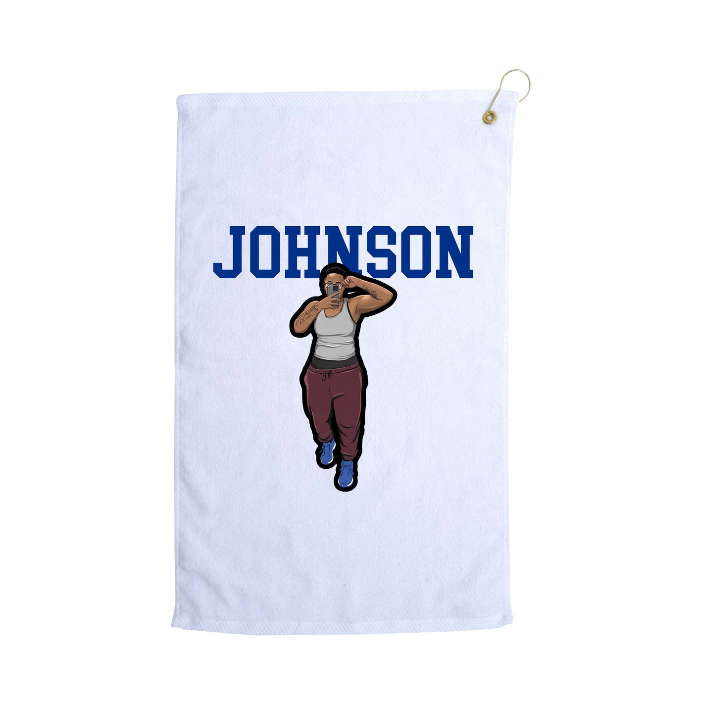 Golf Towel — Shirsey in White