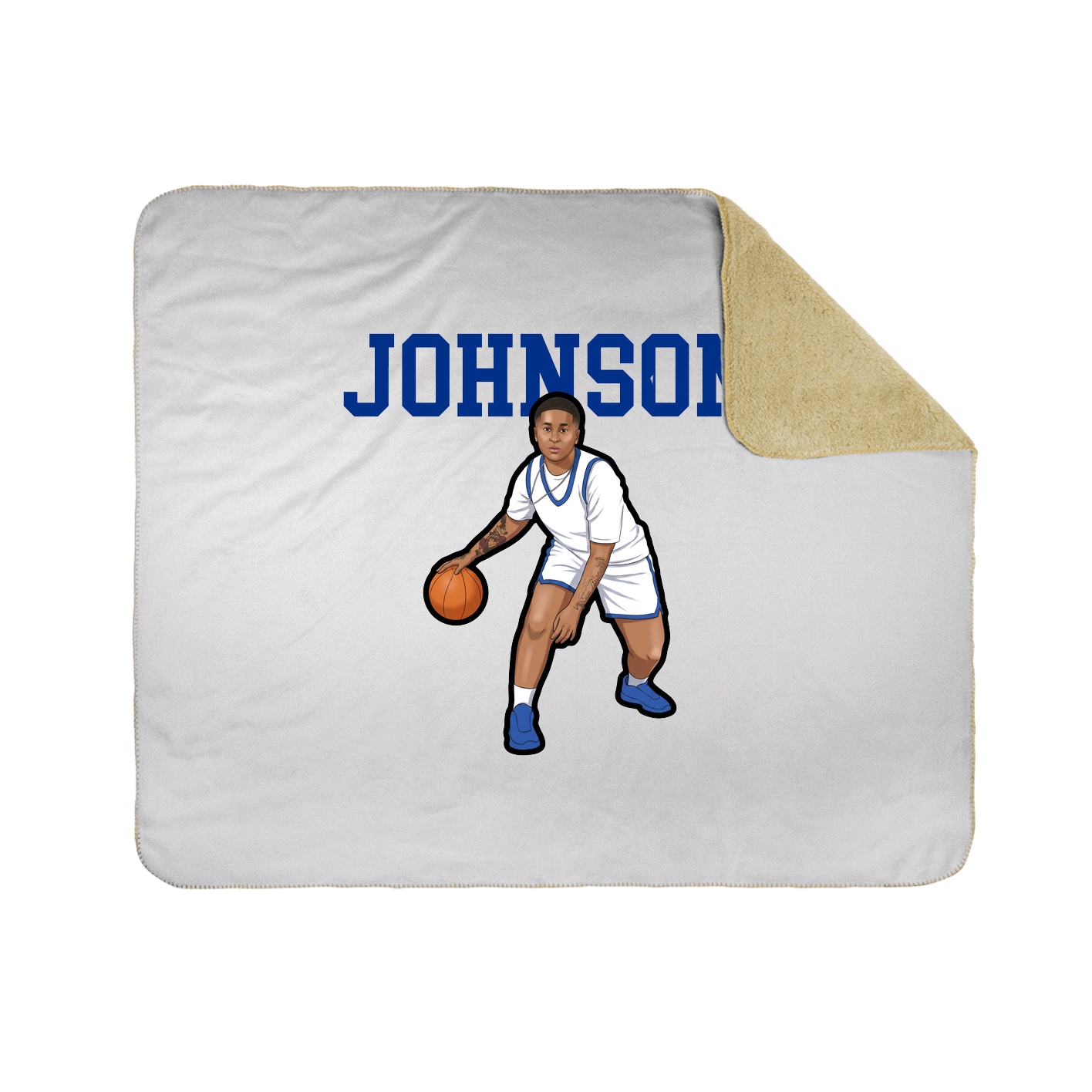 Throw Blanket — Shirsey in White