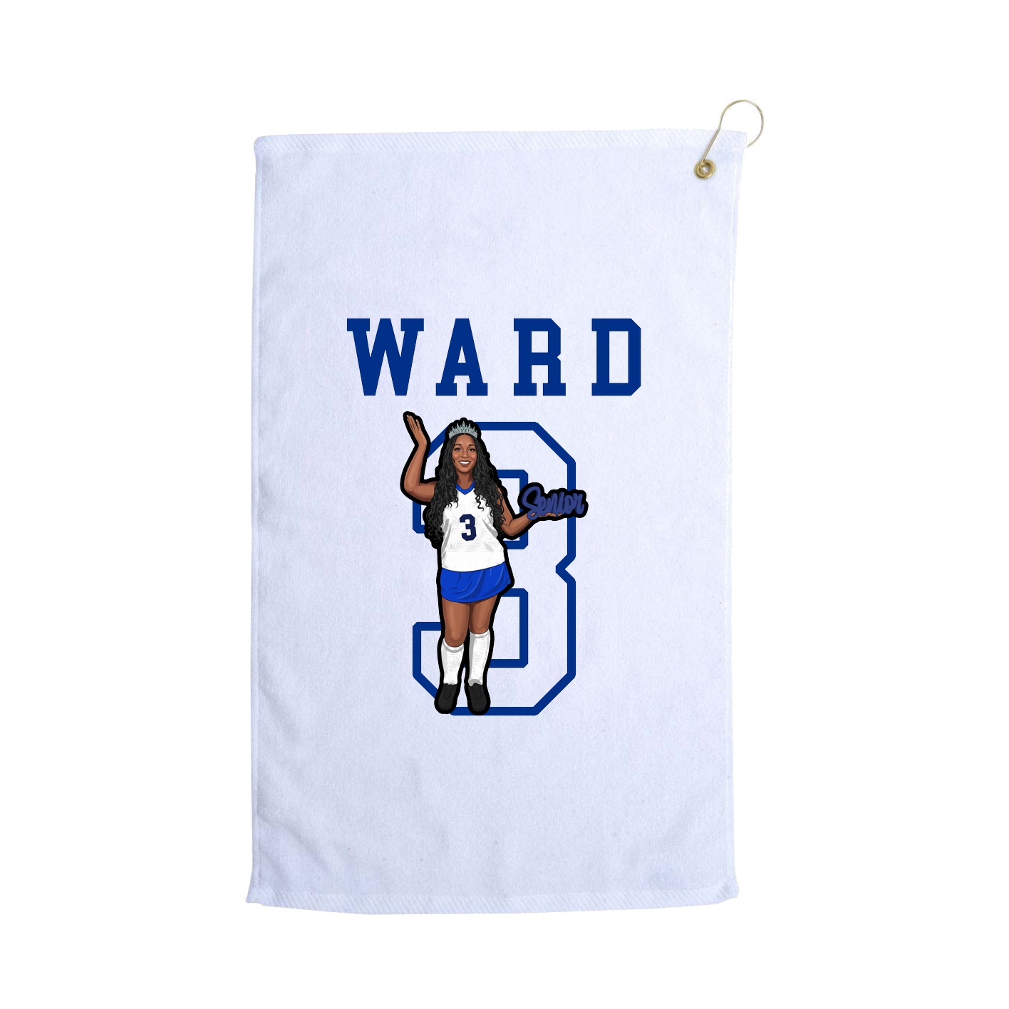 Golf Towel — Shirsey in White
