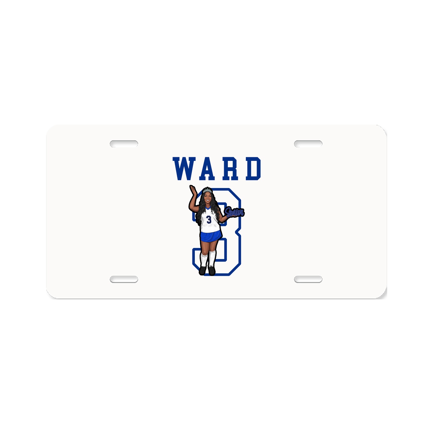 License Plate — Shirsey in Classic