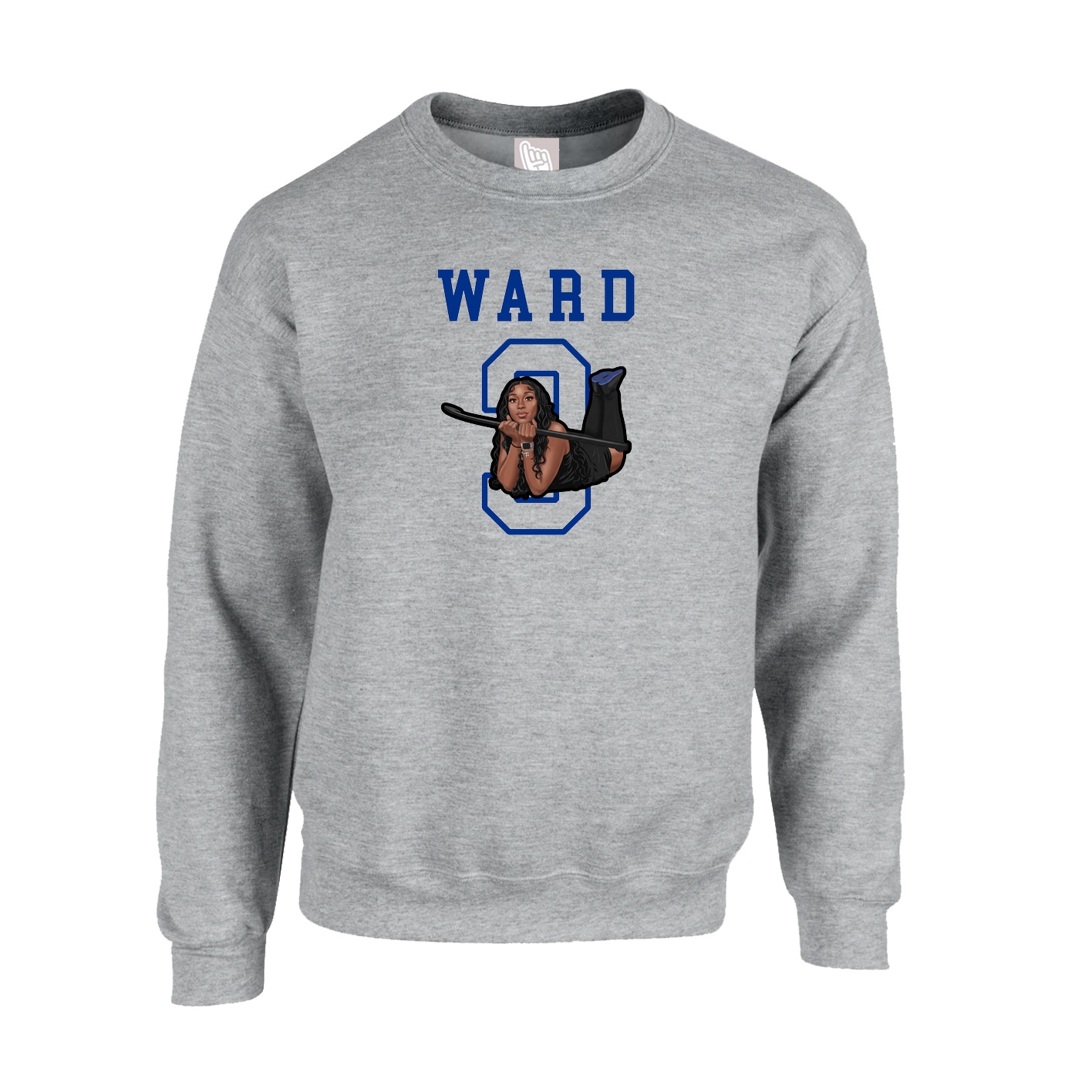 Fleece Crew — Shirsey in Grey
