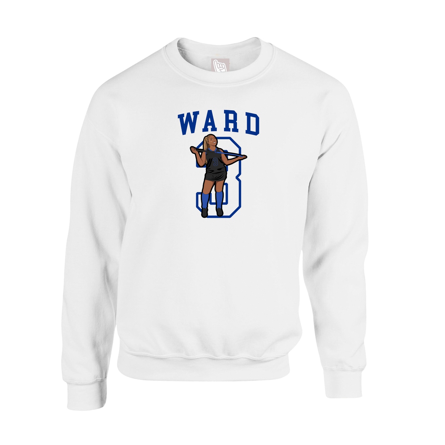 Fleece Crew — Shirsey in White