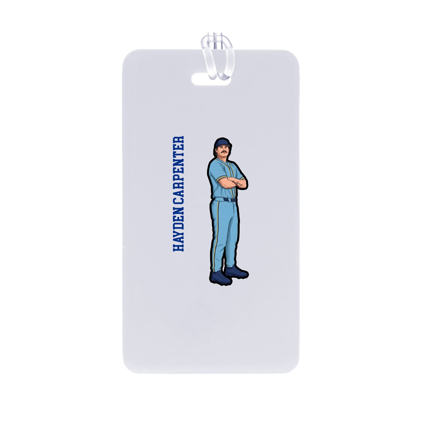 Bag Tag — Name Vertical in Classic