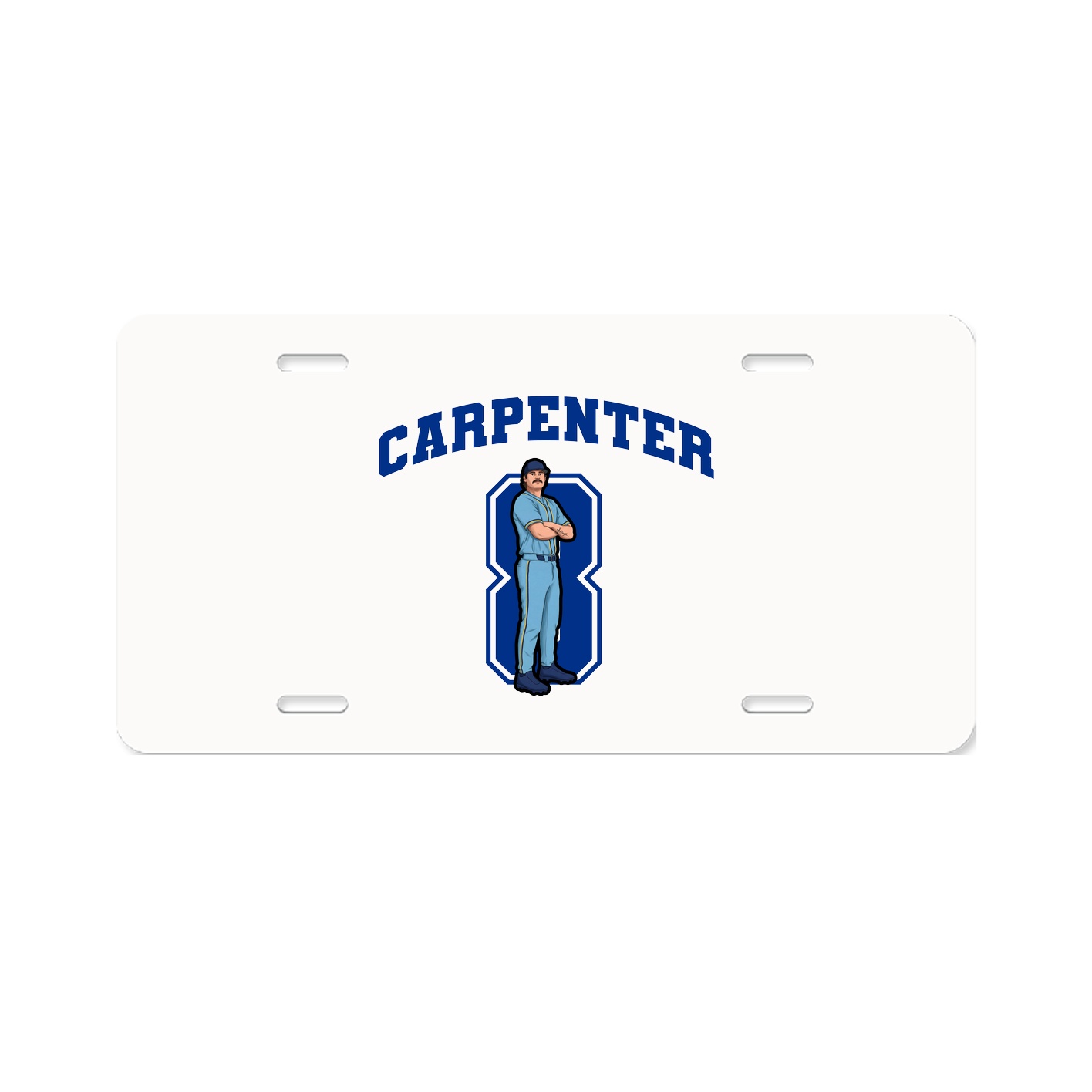 License Plate — Number in Classic