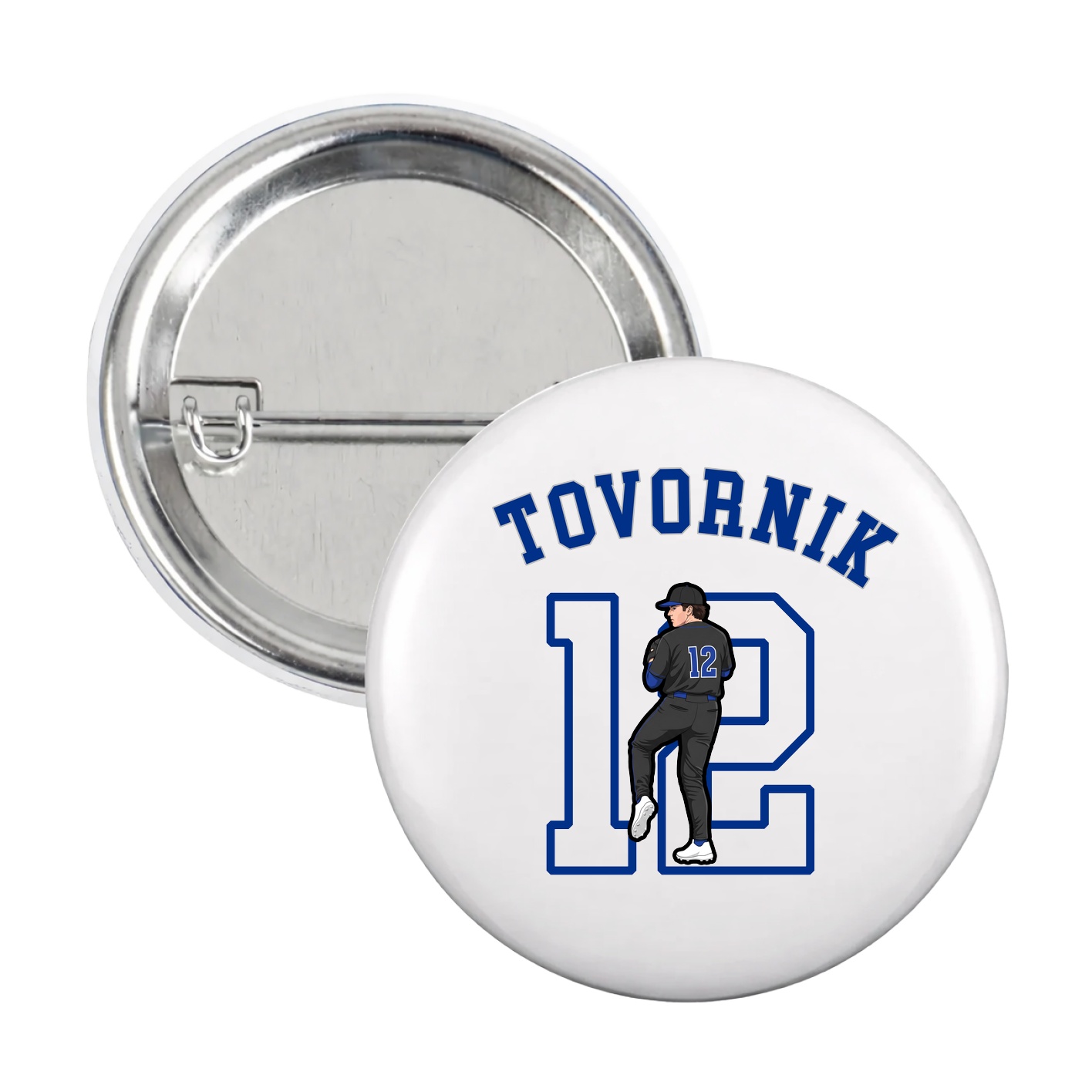 Game Day Button — Shirsey Arch in White
