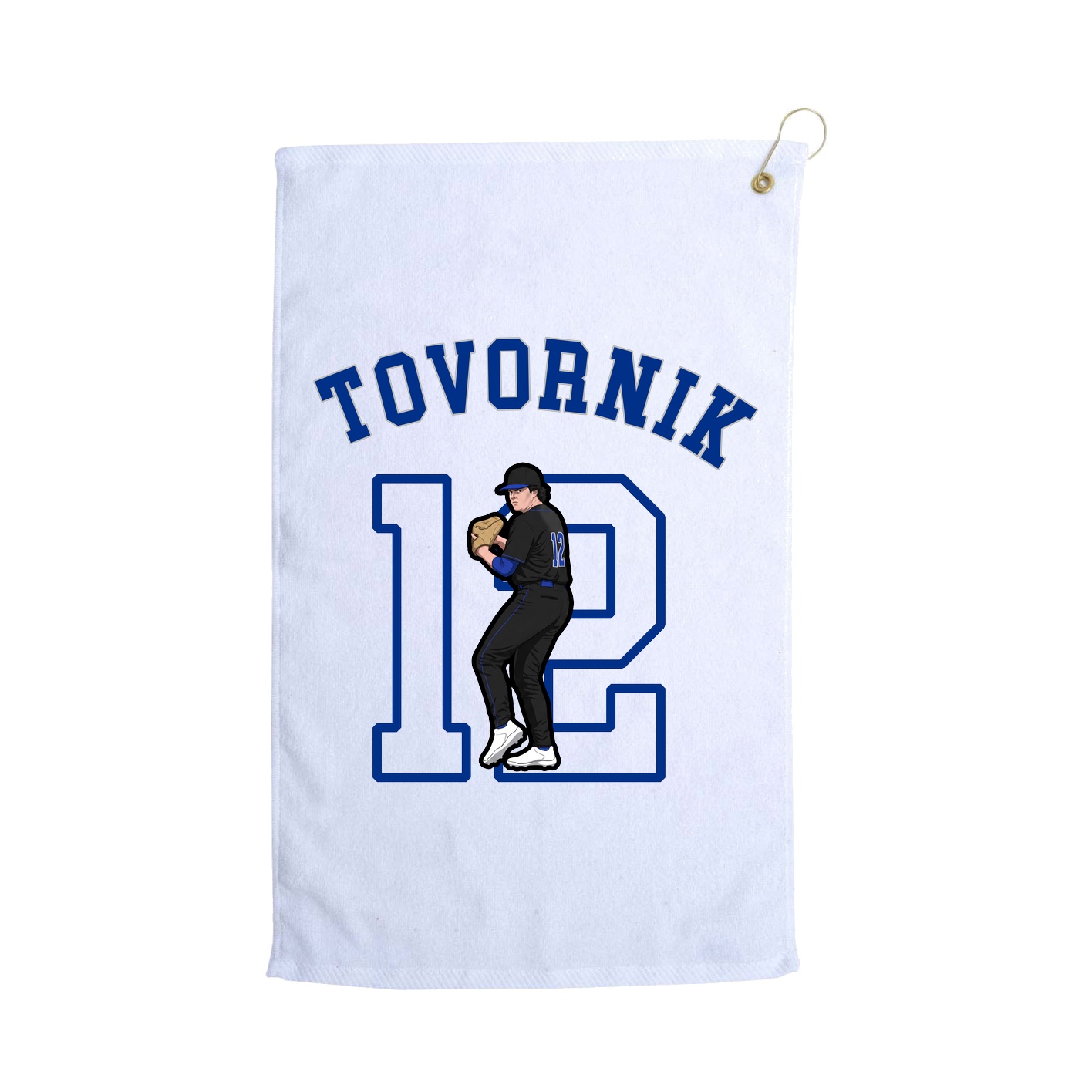 Golf Towel — Shirsey Arch in White