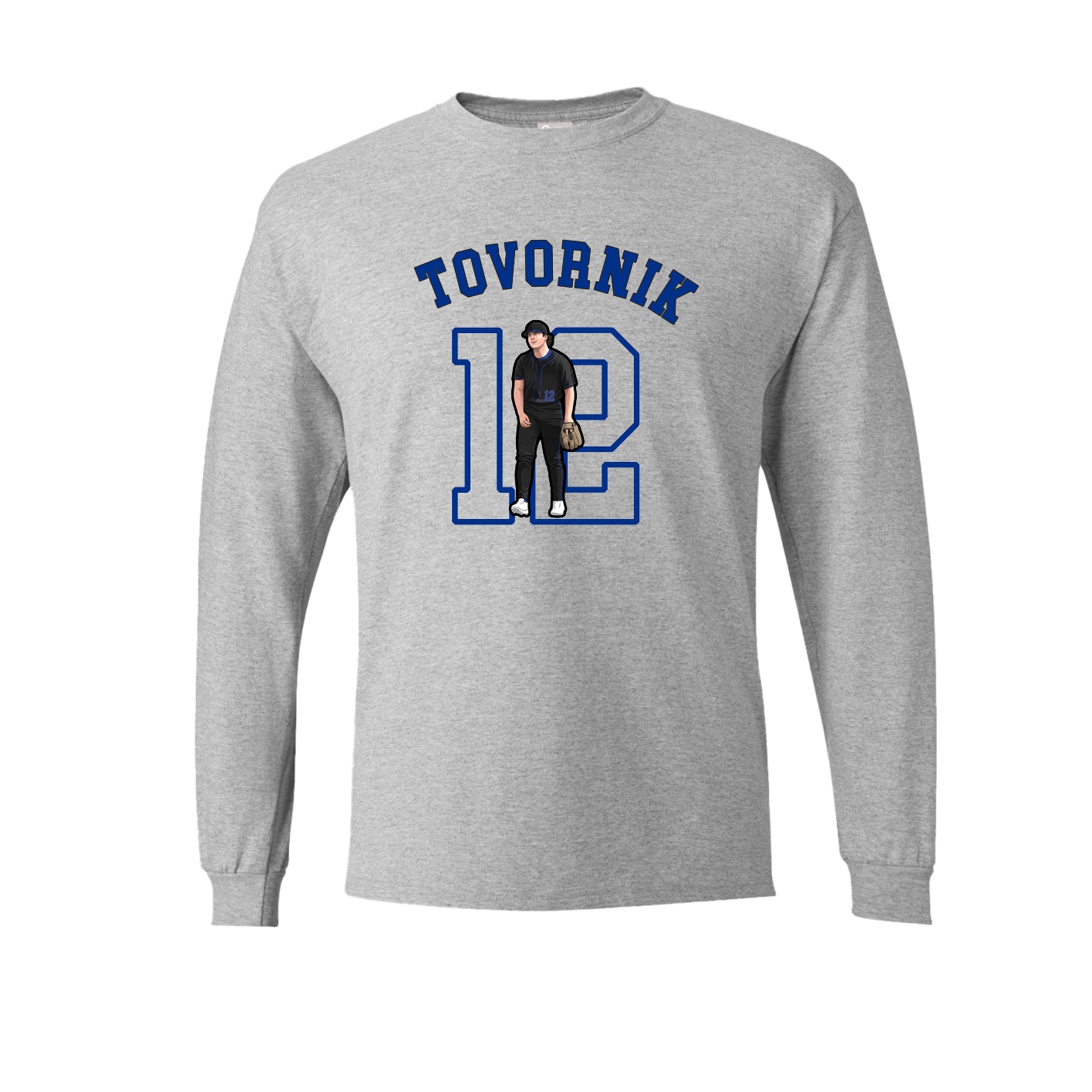 Long Sleeve Tee — Shirsey Arch in Grey