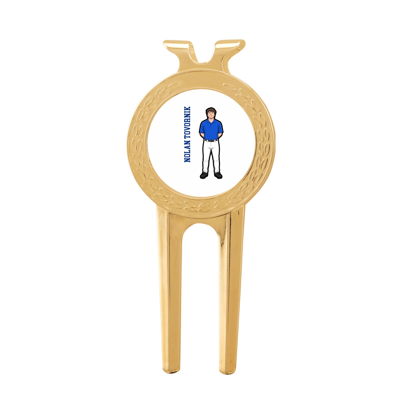 Divot Tool with Ball Marker — Name Vertical in Classic