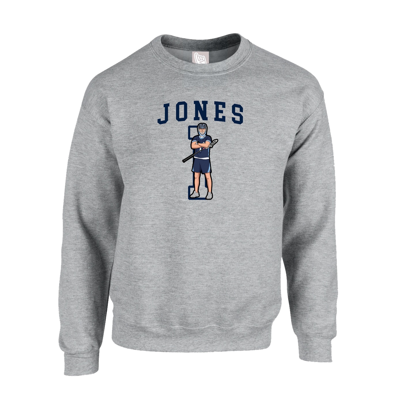 Fleece Crew — Shirsey in Grey