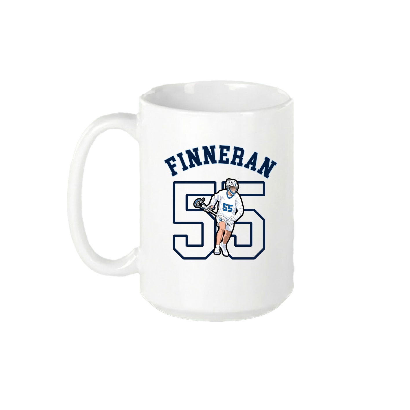 15oz Coffee Mug — Shirsey Arch in White