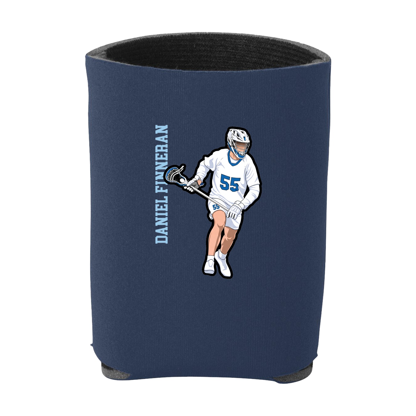 Can Holder — Name Vertical in Navy