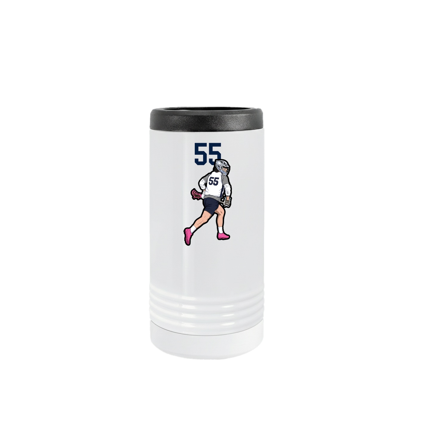 Slim Beverage Holder — Number Top in White