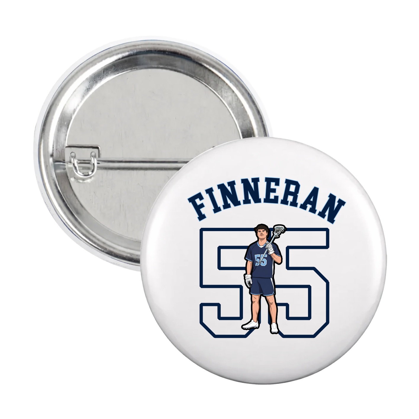 Game Day Button — Shirsey Arch in White
