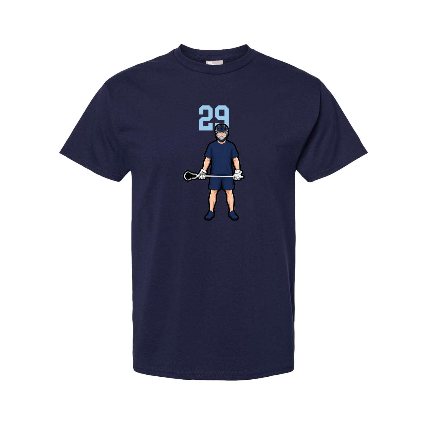 Youth Tee — Number Top in Navy