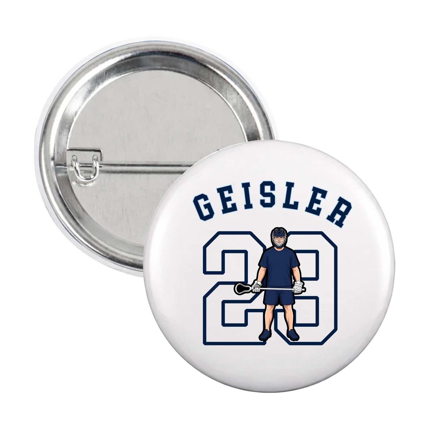 Game Day Button — Shirsey Arch in White