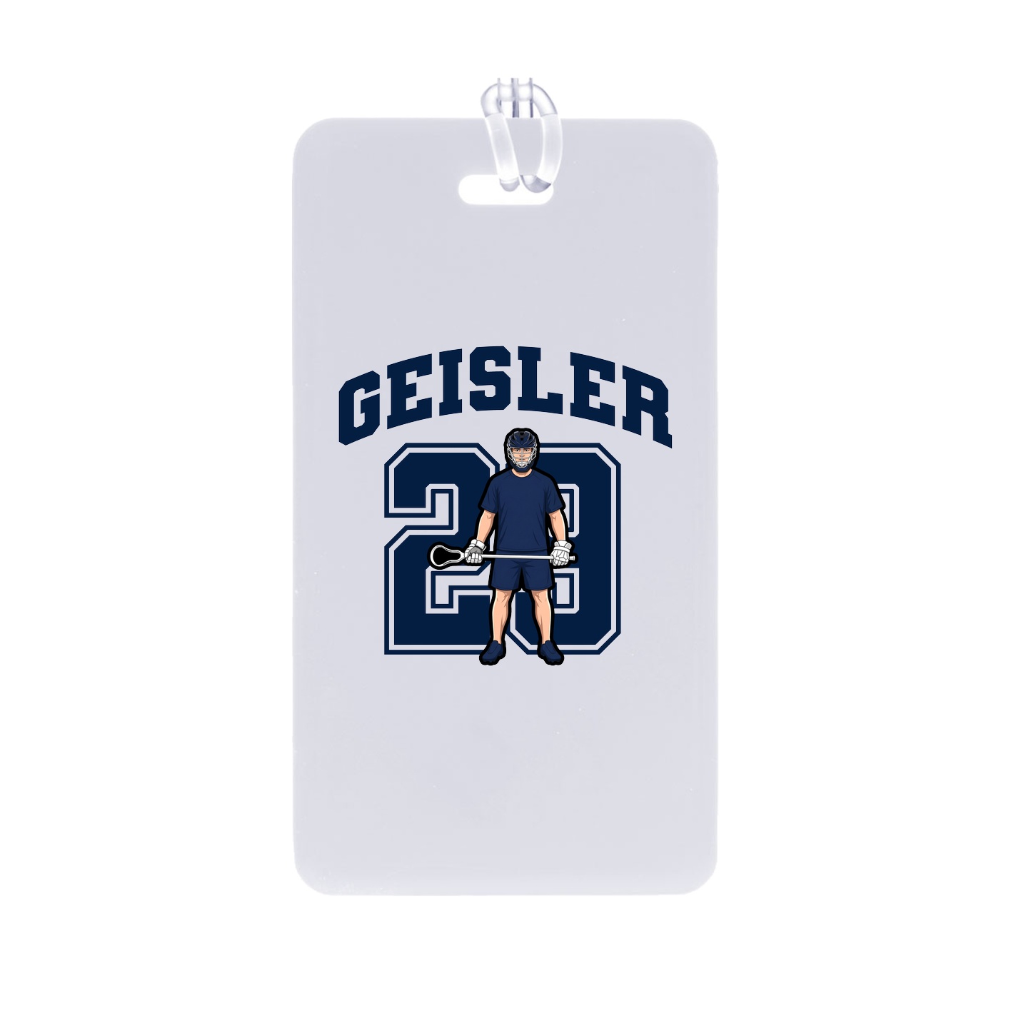 Bag Tag — Number in Classic