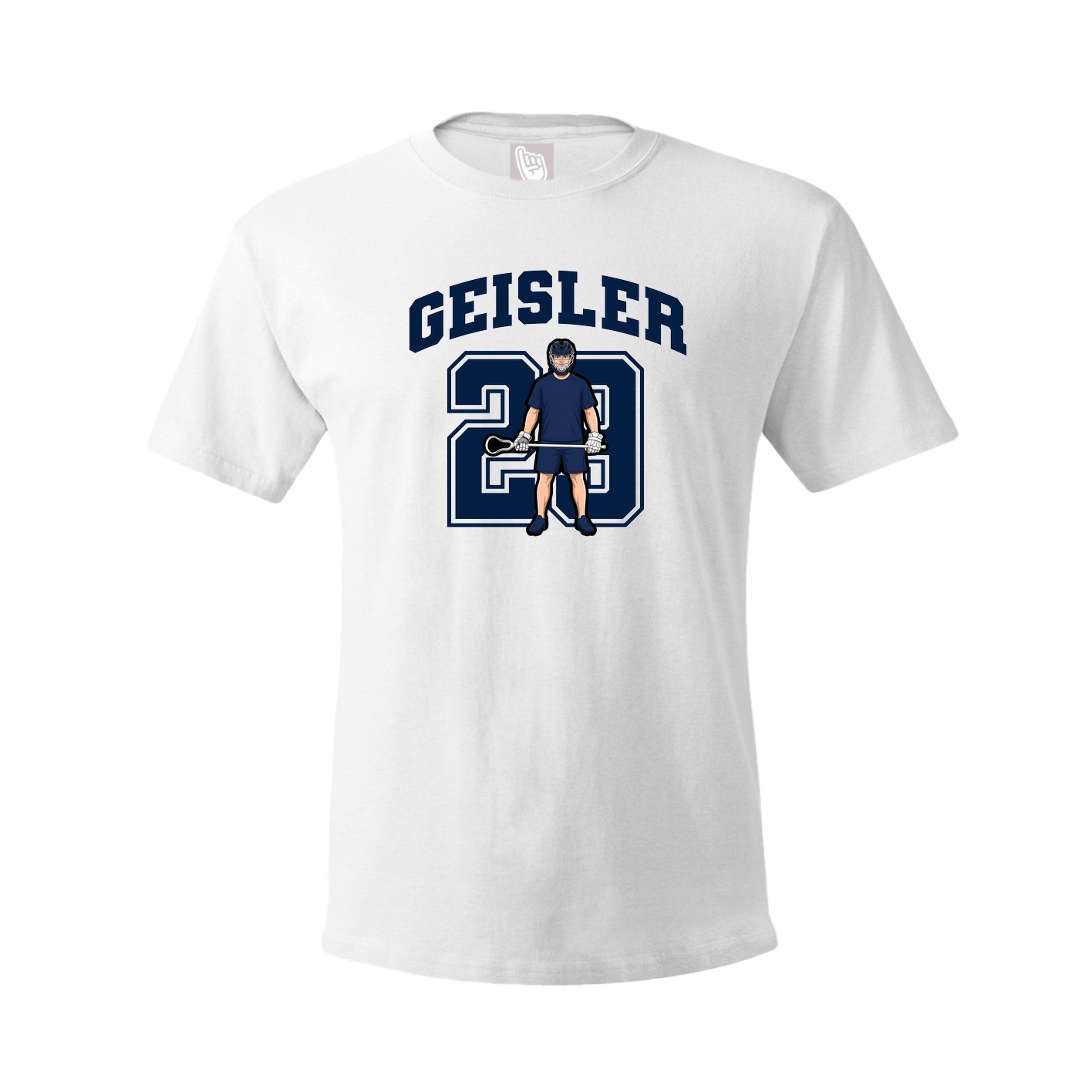 Tee — Number in White