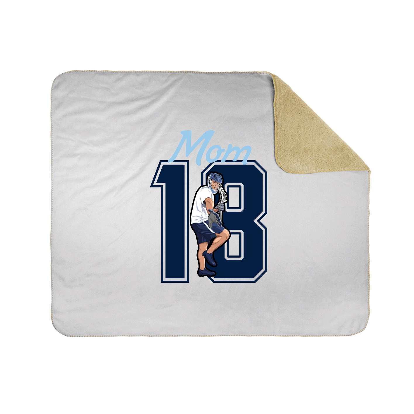 Throw Blanket — Mothers Day Shirsey in White