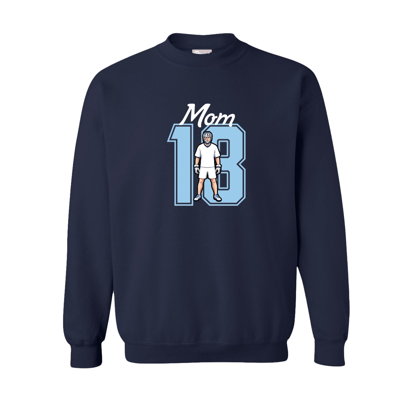 Fleece Crew — Mothers Day Shirsey in Navy