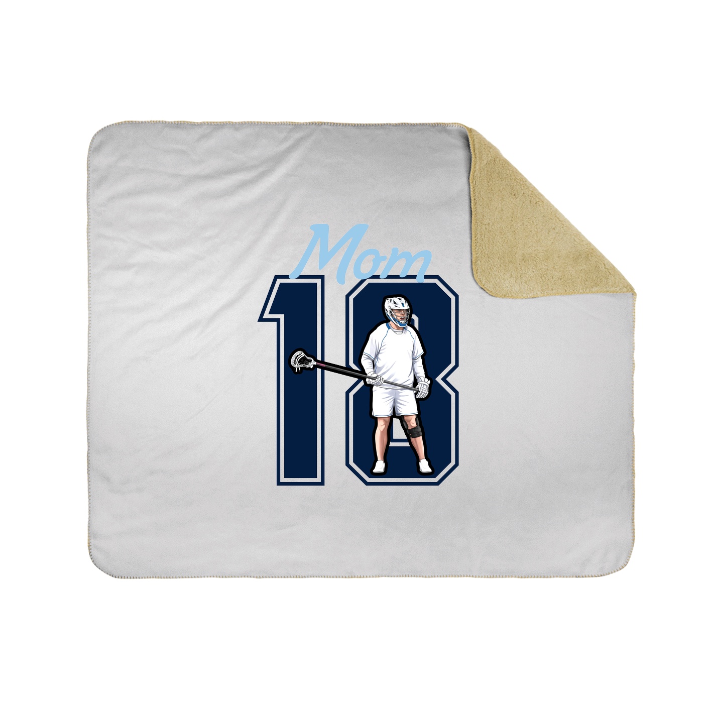 Throw Blanket — Mothers Day Shirsey in White